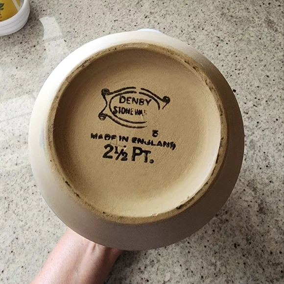 Denby Stoneware Mid Century Coffee Pot / Tea Pot serveware Pitcher 2.5 pts - Picture 8 of 9